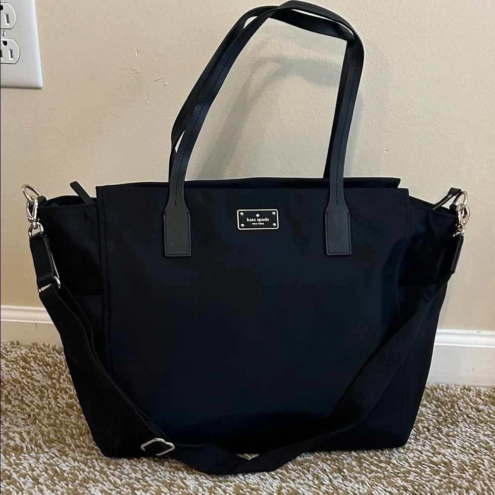 Kate Spade Black Baby Bag